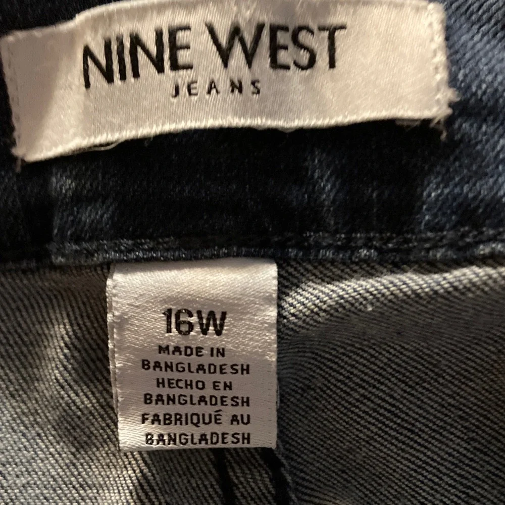 Nine West Dark Blue‎ Denim Jeans 16W NWT